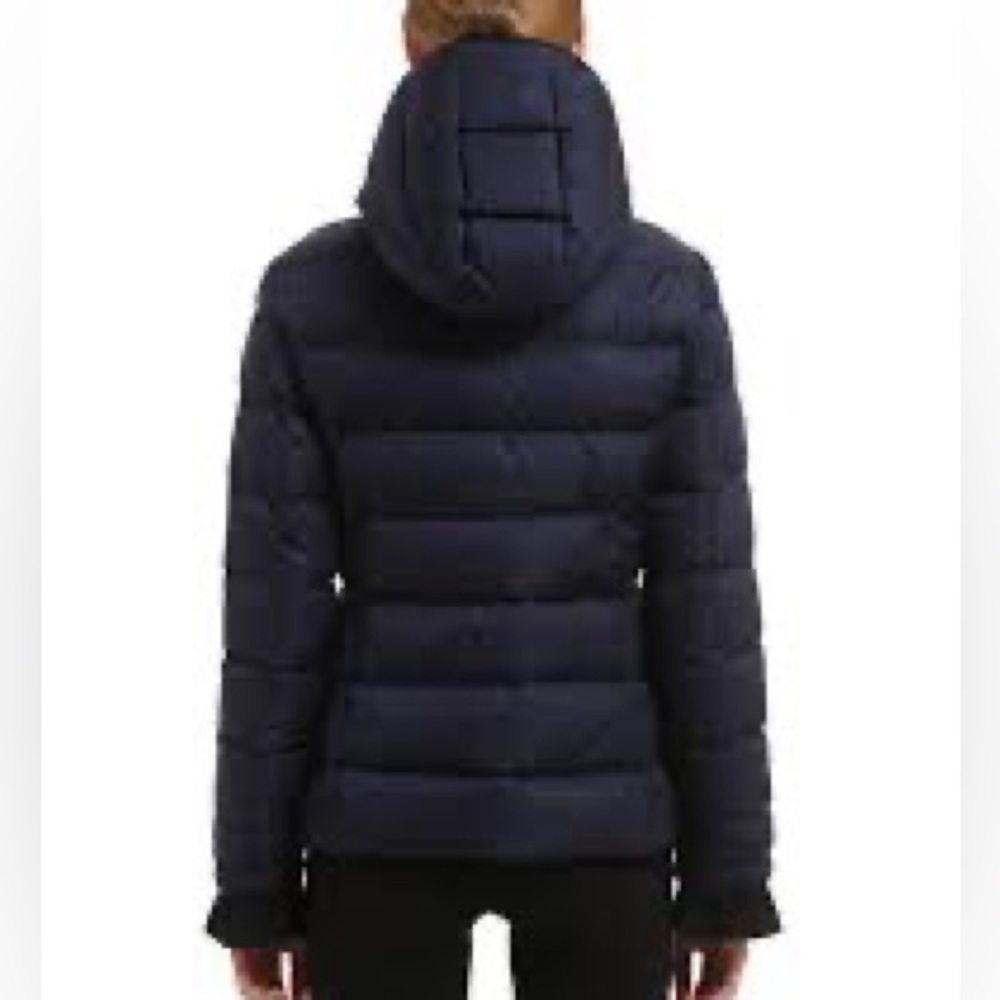 NWT Moncler Betula Puffer Jacket Coat Navy Blue Size 1 Small Hanger Garment Bag - Picture 15 of 15